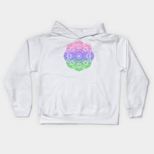 Trigender Pride Mandala Kids Hoodie